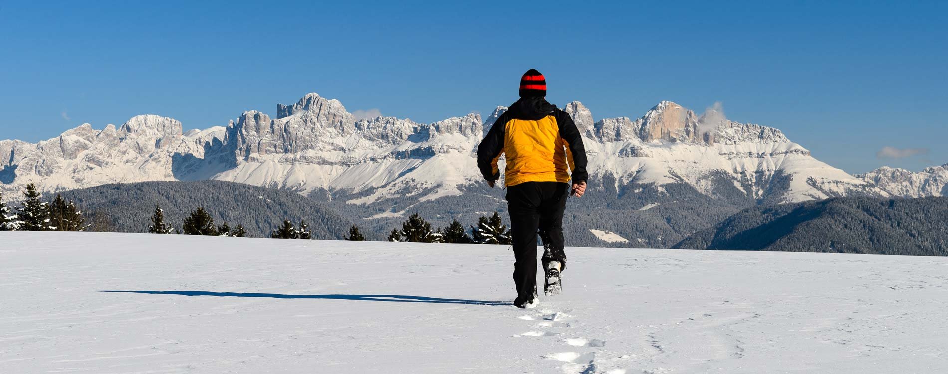 Escursioni invernali a Nova Ponente in Val d'Ega,
