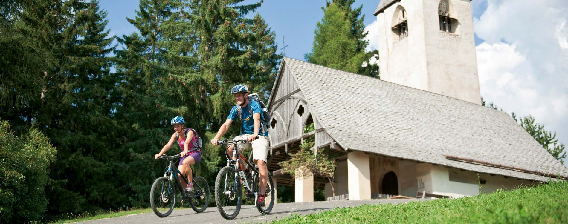 La Val d'Ega, la regione ideale per il mountain-bike 